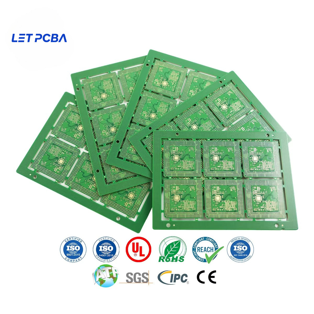 High-quality Rapid Prototyping Professional OEM PCB Manufacturer 94v0 PCBA Board High Frequency Printed Circuit Board